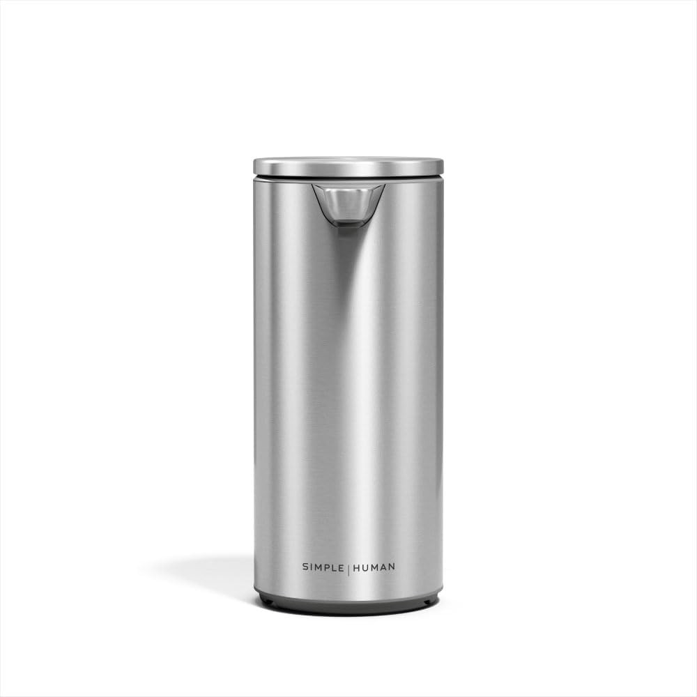 Pompa cu senzor simplehuman, otel inoxidabil periat, reincarcabila 266 ml