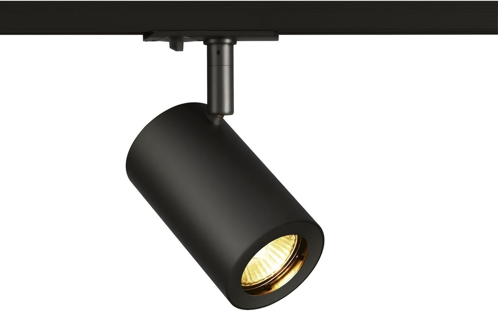 Sistem de spoturi monofazate SLV ENOLA_B TRACK SPOT / spot, spot LED, spot de tavan, sistem de sine, iluminat interior / GU10 50W negru