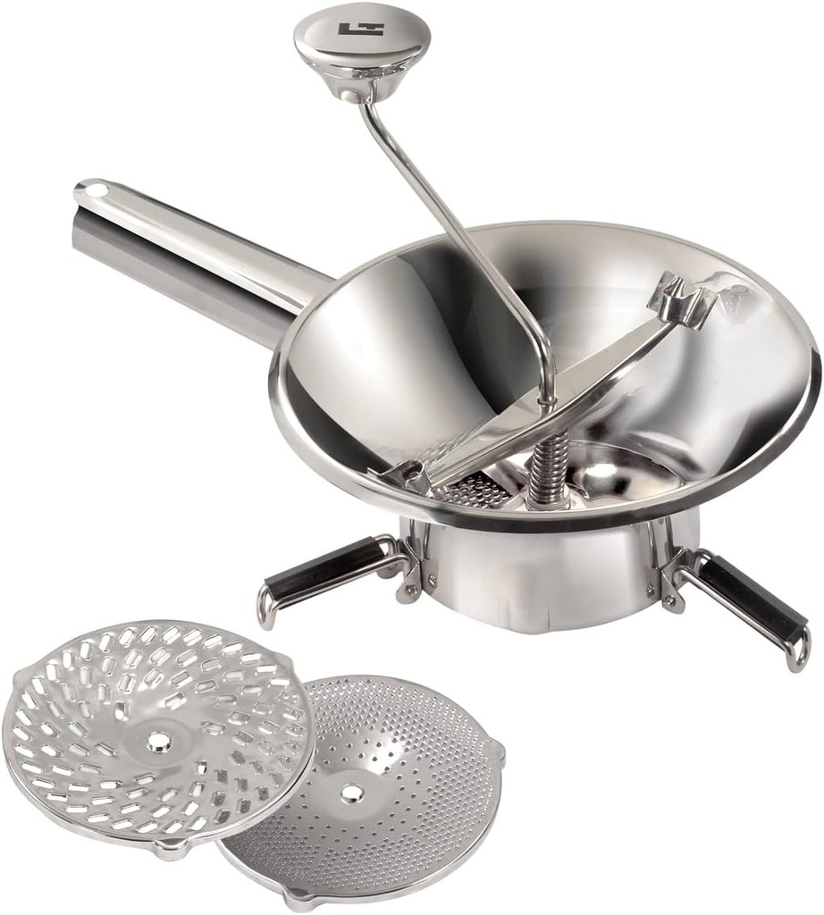 Tellier - moulin à legume inox 3 grile 24cm n3004bg