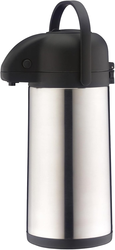 alfi 0837205250 Cana cu pompa TT din otel inoxidabil, finisaj mat, 2,5 l