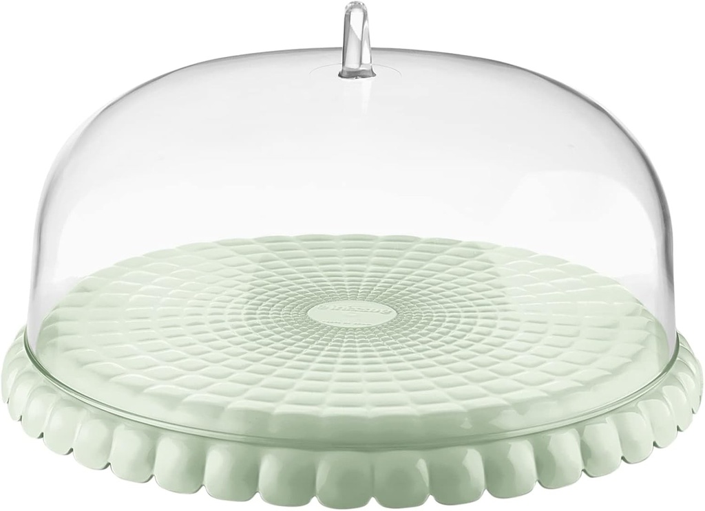 Guzzini - Tiffany, Petit Set de Moules Ã  GÃ¢teau - Vert Mauve, Ã˜ 30 x h16 cm - 199501243