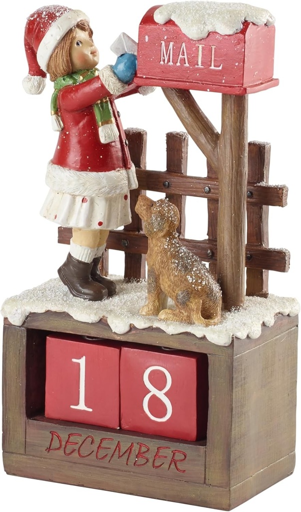 Villeroy & Boch - Calendar cu accesorii pentru colaj de iarna, fata, colorat, 12,5 x 8 x 22,5 cm