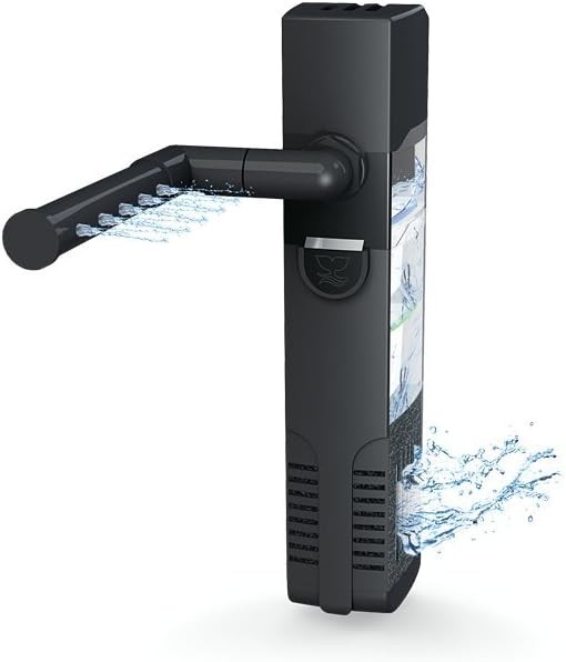 Filtru intern pentru acvariu Ciano CF80 – debit de 380 l/h. Potrivit pentru acvarii intre 40 si 80 de litri.