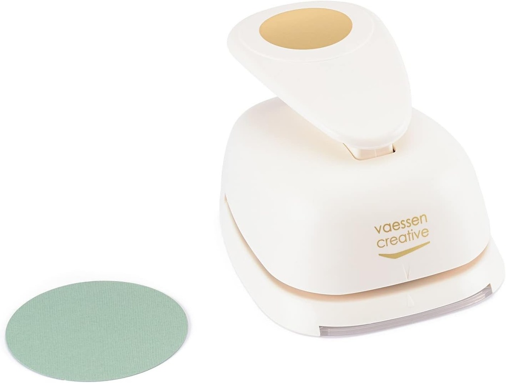 Perforator cu motive Vaessen Creative Super Jumbo rotund Ø7.5cm, violet