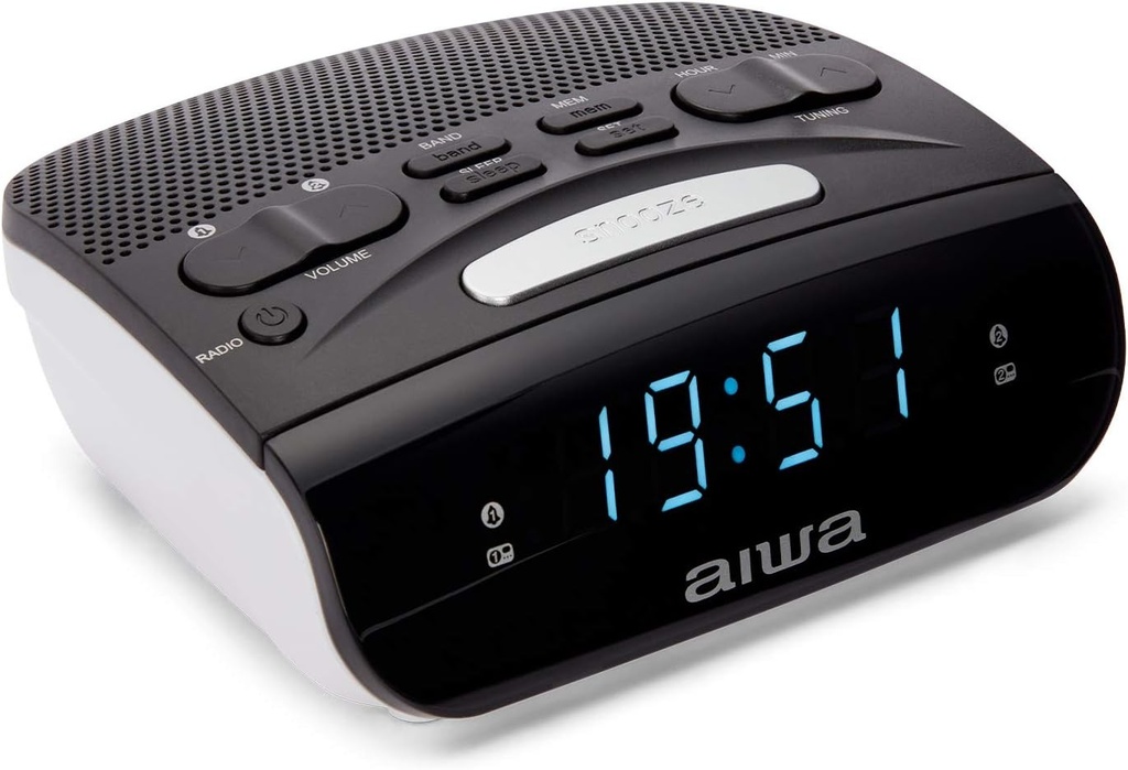 Aiwa CR-15: Ceas cu alarma radio, mic, cu functie de amanare si somn, Ceas cu alarma radio