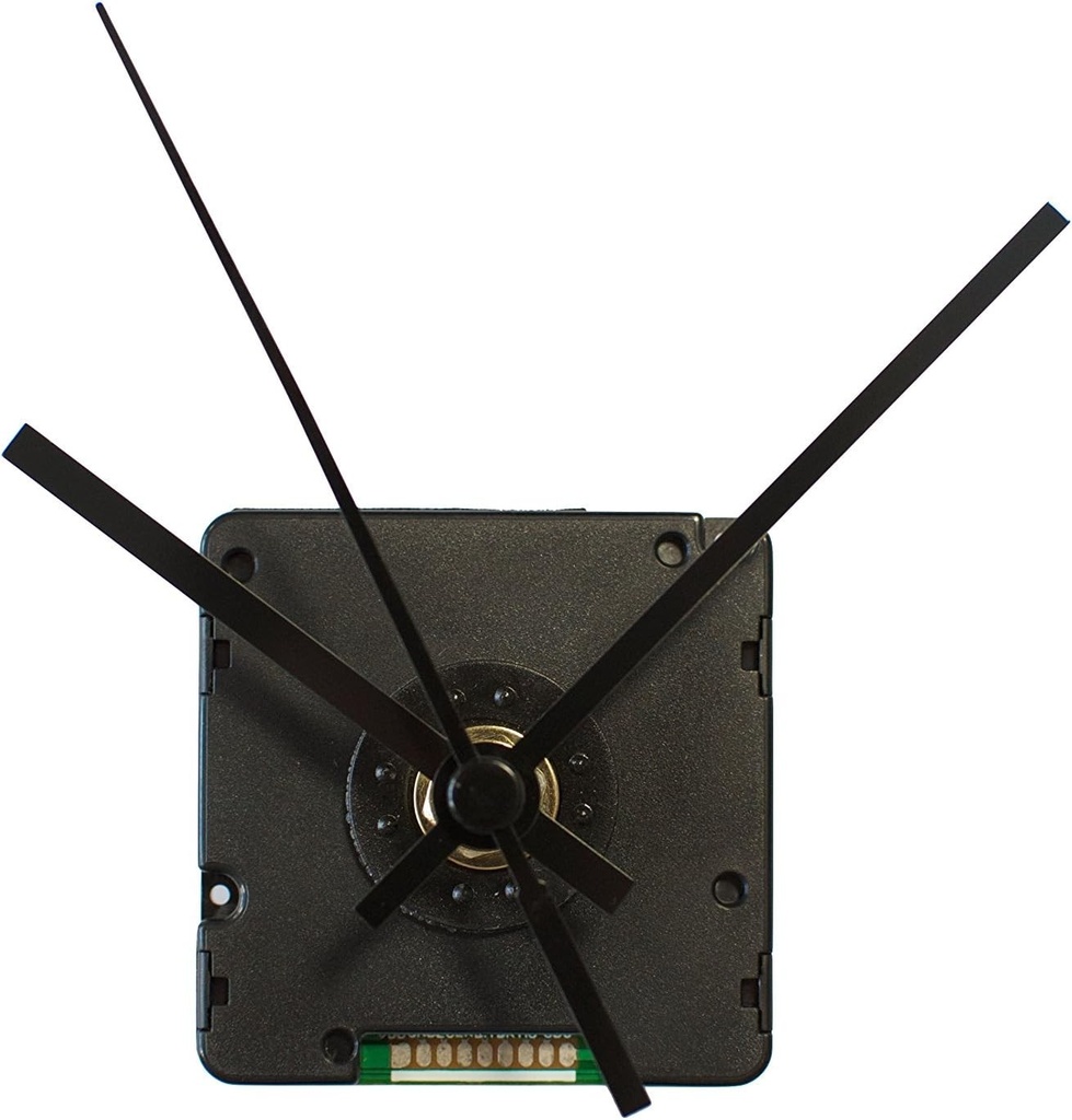Mecanism de ceas radiocomandat TFA Dostmann cu set de ac de ceas, mecanism de ceas pentru ceasuri de perete, pentru mestesuguri, ceas radiocomandat, 60.3518.01, L 56 x l 37 x I 56 mm (negru)