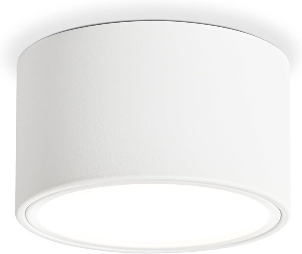 KYOTECH 4x Spoturi LED de suprafata, Spoturi de tavan alb mat 4000K 6W 550LM Spoturi de suprafata GX53 - Ø95x55mm Spoturi de tavan 230V pentru dormitor si living
