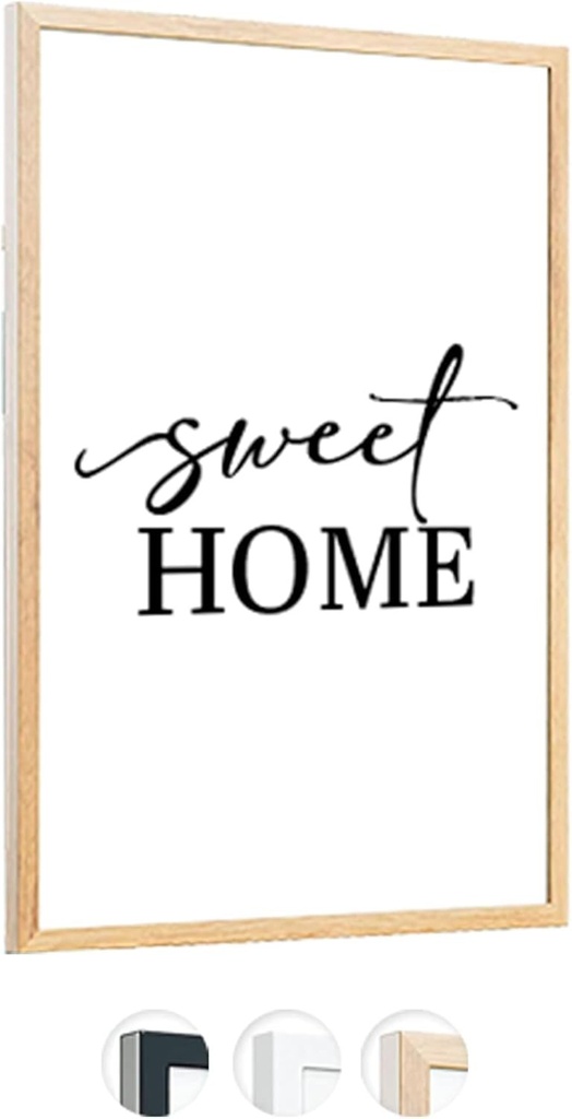 edihome, Rama foto A3, (1 unitate), 29,7 x 42, Lemn, Laminat acrilic, Pentru diplome universitare, Montare pe perete, Decoratiune pentru camera de zi (Lemn, 1 unitate)
