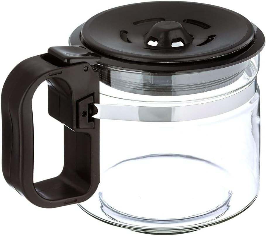 Cafetiera universala Anakel Home, mare, compatibila cu cafetierele americane sau electrice, sticla, capac etans, inaltime reglabila de la 12,5 la 15 cm