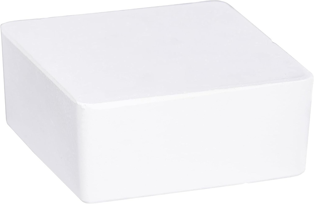 Dezumidificator de interior WENKO Cube - Rezerva 500 g cu parfum de portocale, clorura de calciu, 10 x 5 x 10 cm, alb