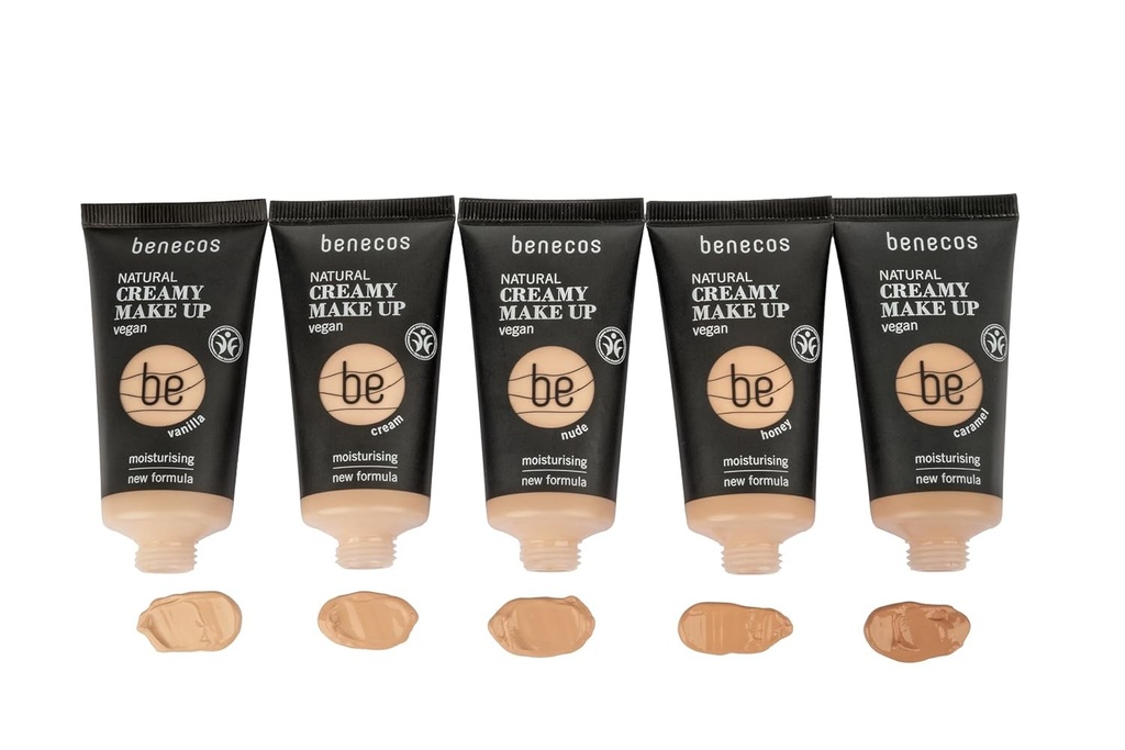 Baza de machiaj crema caramel Benecos 30ml. 1 unitate 300g