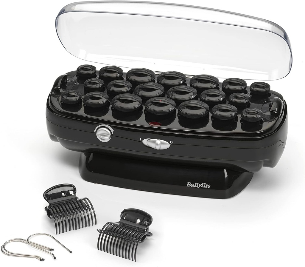 Bigudiuri termoceramice BaByliss cu invelis ceramic si tehnologie ionica pentru bucle matasoase de lunga durata RS035E Negre