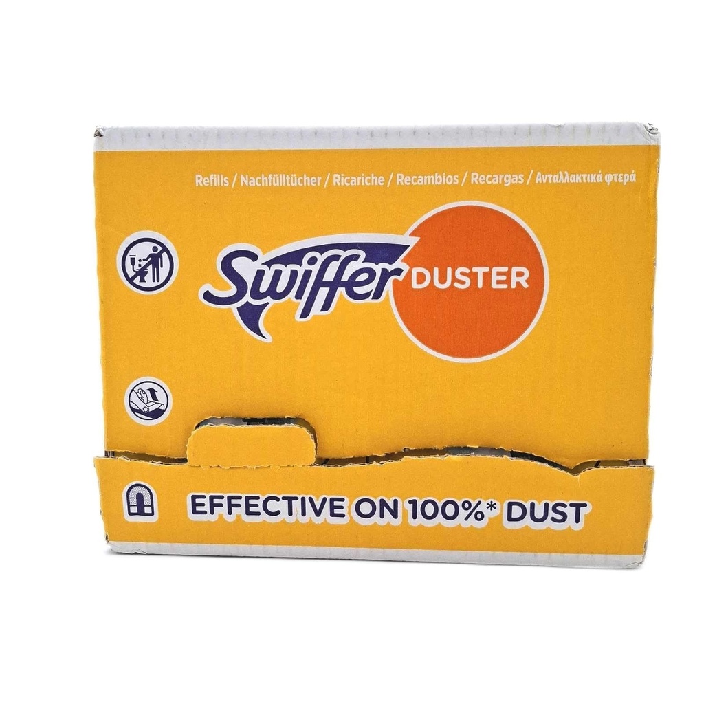 Captatoare de praf Swiffer Duster, 54 de captatoare, capteaza si retine praful si murdaria, ajunge in cele mai dificile zone ale casei, format Giga