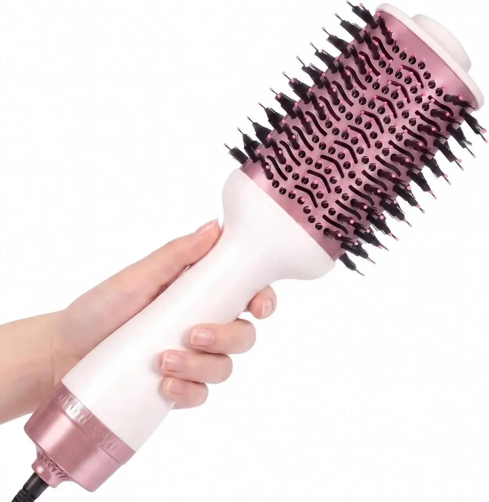 Perie uscator de par Sonew 2 in 1 | Perie uscator de par de 1200 W cu ioni negativi | Perii electrice profesionale pentru uscator de par pentru toate tipurile de par