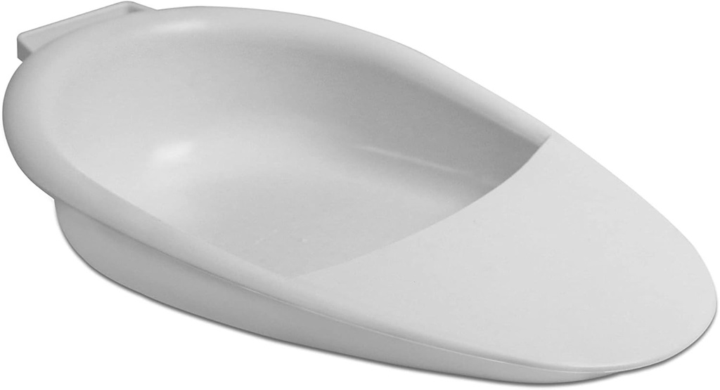 PEPE Mobility Wedge Placita de pat pentru femei si barbati, urinal pentru adulti, urinal de pat pentru varstnici, plastic, alb