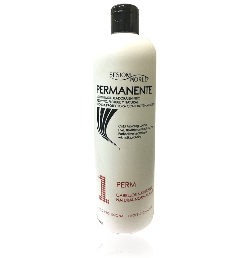 sesioMWorld Lotiune de coafare permanenta nr. 1 pentru par natural, 500 ml, 1 unitate, 600 g