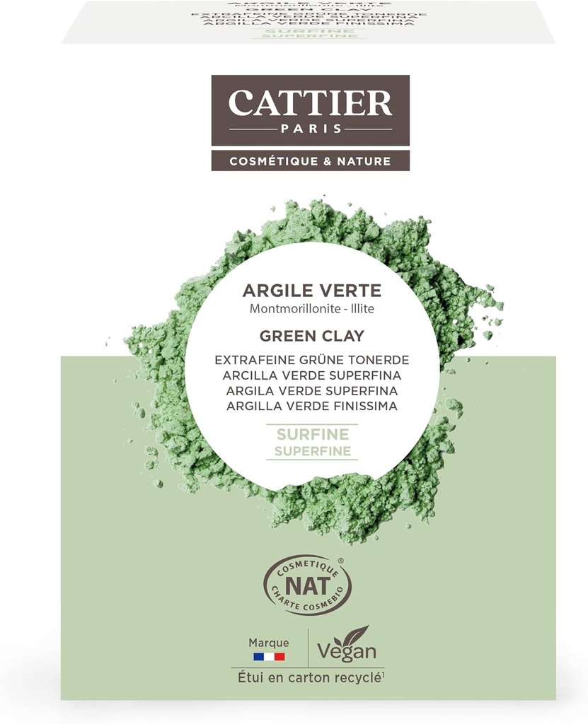 Argila verde ultra-ventilata CATTIER 750g