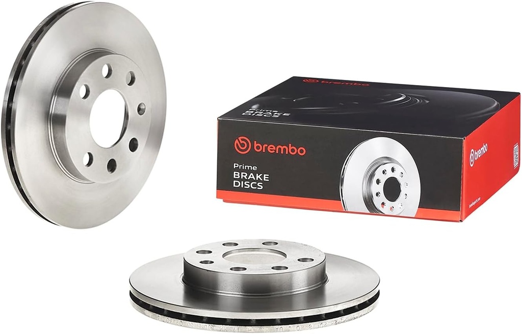 Brembo 09.9607.14 - Disc de frana (Set de 2) - Fata