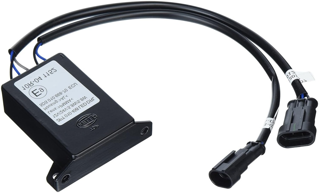 HELLA 5DS 010 668-701 Unitate de comanda, iluminare, 12/24V, Numar de conexiuni 2, AMP, pentru lumina de zi (LED)/pentru lumina de pozitie (LED)