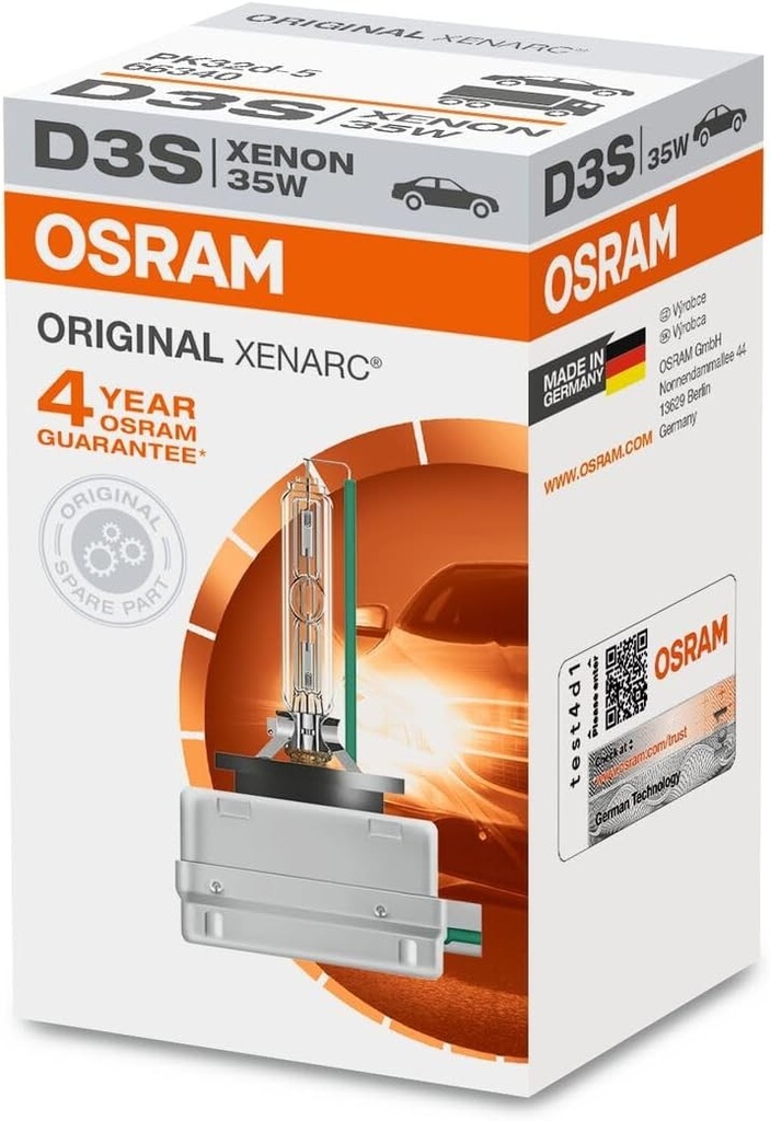 Osram D3S XENARC Xenon HID ORIGINAL OEM 66340HBI