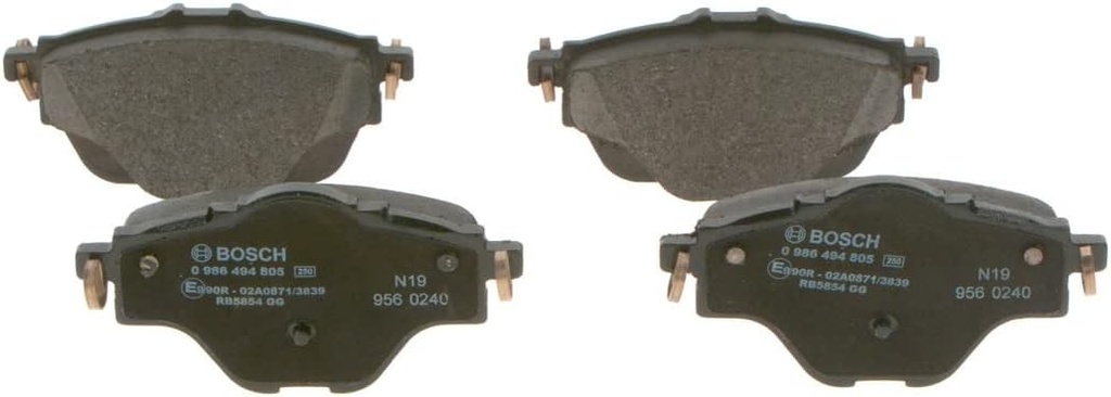 BP1979 - Placute de frana spate - calitate Bosch - pentru franare silentioasa cu praf minim - certificate ECE-R90 - fara cupru - 1 set de 4 placute de frana