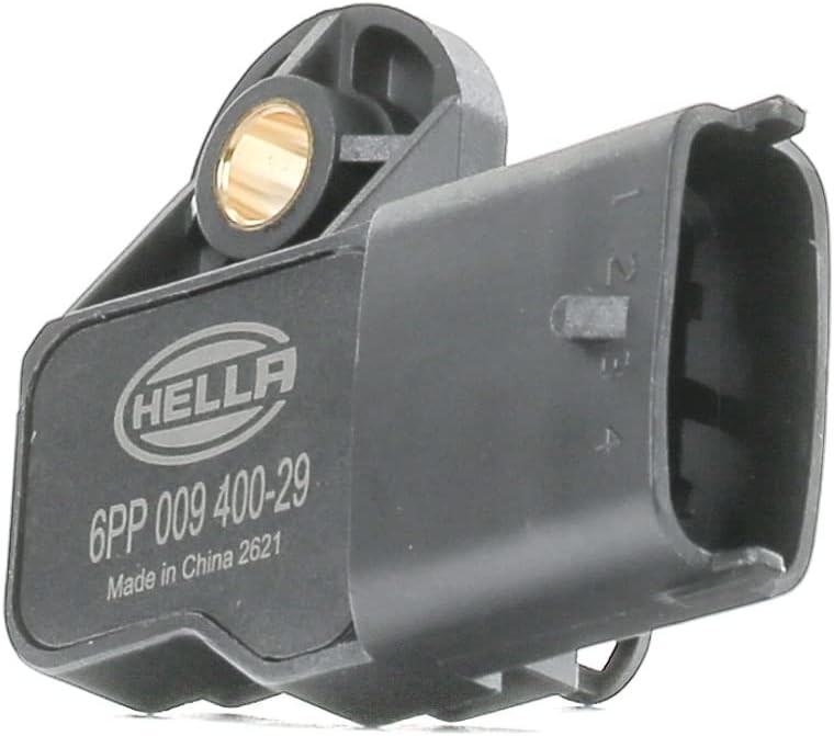 Senzor de presiune de supraalimentare HELLA 6PP 009 400-291 - 5V - 4 pini - cu etansare