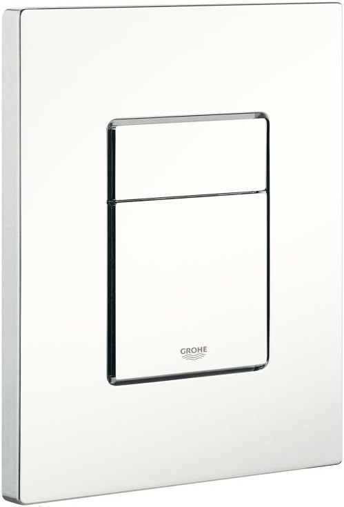 GROHE Skate Cosmopolitan, placa de acoperire pentru WC (placa de actionare economisitoare de apa, montare verticala sau orizontala, placa de actionare cu actionare pornire si oprire), alb alpin, 38732SH0