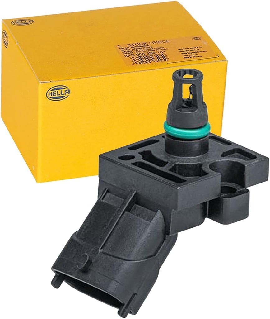 Senzor de presiune de supraalimentare HELLA 6PP 009 403-131 - 4 pini - insurubabil - cu garnitura