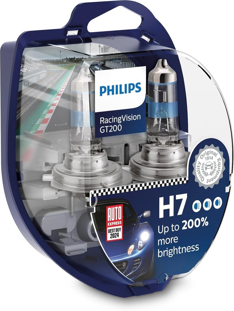 Bec far Philips RacingVision GT200 H7 +200% setat