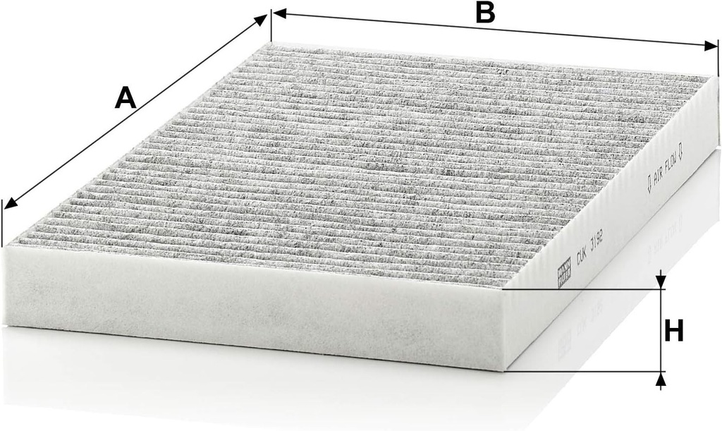 Filtru de aer habitaclu MANN-FILTER CUK 3192 - Filtru de polen cu carbune activ - pentru autoturisme si autoutilitare