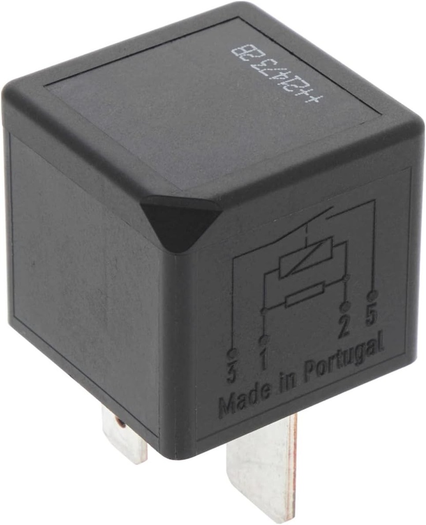 Releu mini Bosch 0986332001 12V 40A, IP5K4, temperatura de functionare de la -40°C la 85°C, releu normal deschis, 4 pini