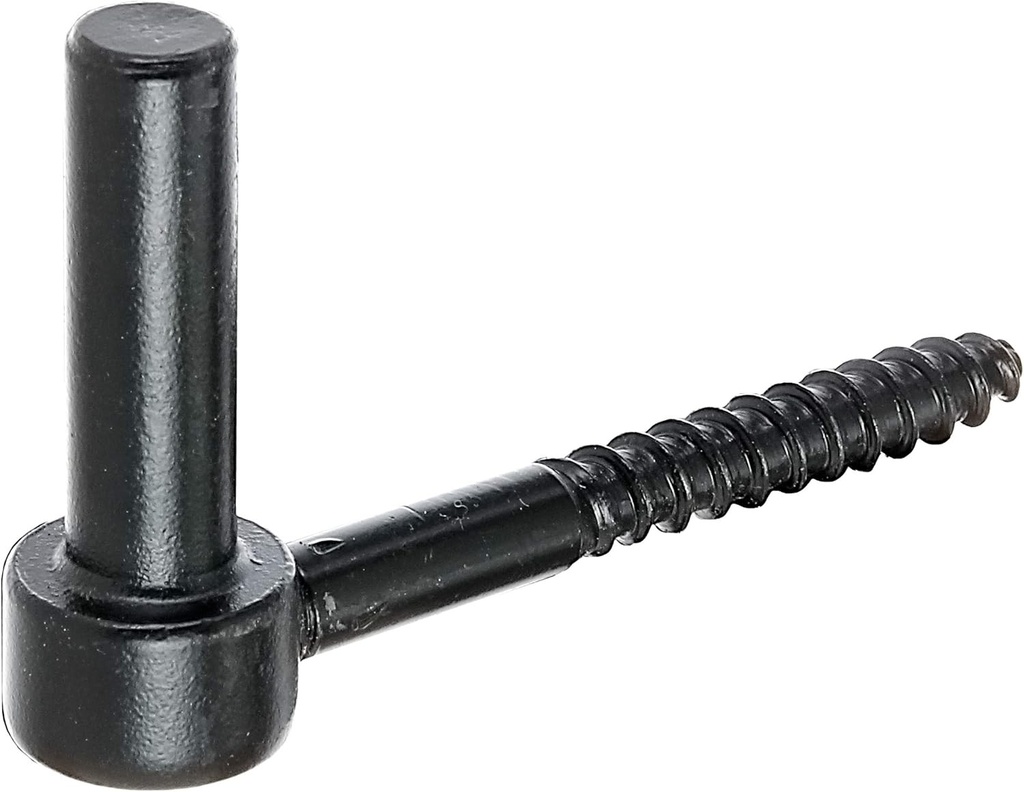 Balama Alberts 306625 cu filet, in forma de J, cu filet taiat, lac negru, diametru centru 14 mm, lungime 105 mm