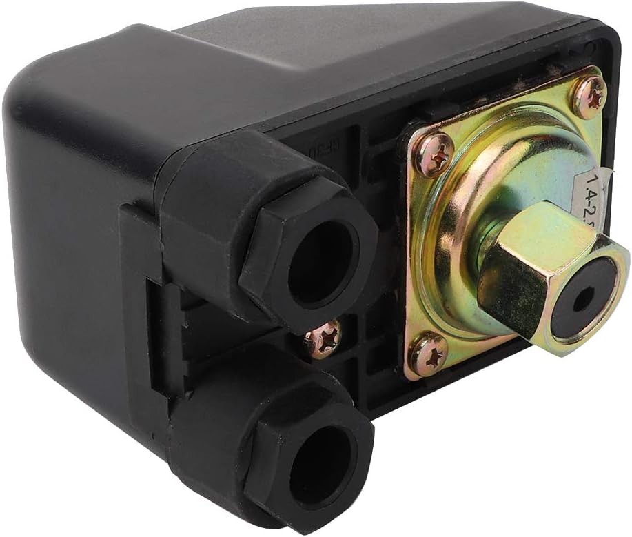 Comutator de control al presiunii pompei de apa KRS-5 3/8 NPT 380V Regulator de presiune electric trifazat 15PSI-80PSI Comutator de presiune reglabil pentru pompa de gradina