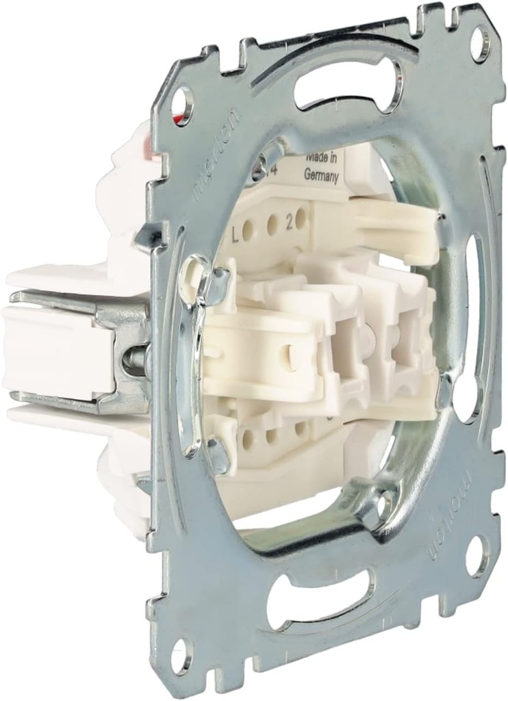 Insertie de comutator seria Merten de la Schneider Electric, unipolar, 10AX, AC, 250V, cod piesa MEG3115-0000