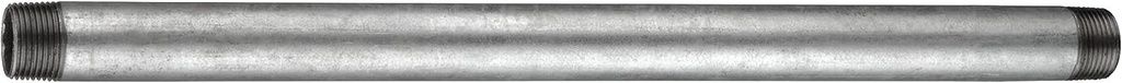 Niplu de teava Cornat, otel galvanizat - filet exterior de 1/2 inch x 400 mm - filet exterior conform DIN EN 10226-1 (ISO 7-1) - Pentru racorduri si instalatii de tevi
