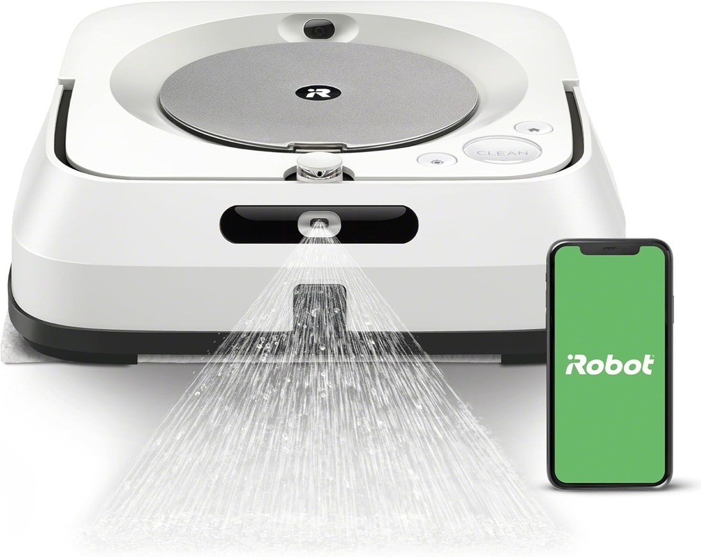 iRobot Braava Jet m6 (m6138) robot de curatat suprafete cu jet de pulverizare de precizie