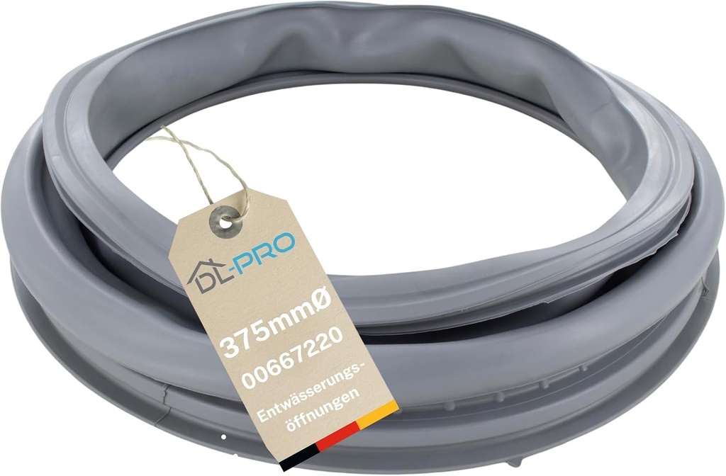 Garnitura de usa DL-pro potrivita pentru Bosch Siemens 667220/00667220 – garnitura de cauciuc pentru usa – pentru masini de spalat Classixx, Maxx 6, VarioPerfect, Seria 2, Seria 6, iQ100, iQ300, iSensoric