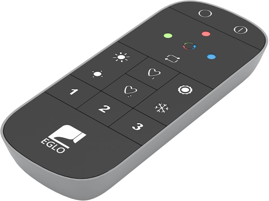 Telecomanda inteligenta EGLO connect.z Smart Home 2.0, ZigBee, accesorii connect.z lumini din plastic negru si gri, alimentata cu baterii