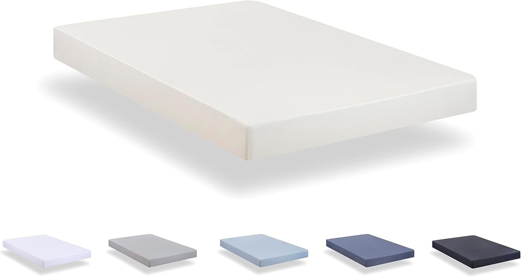 Todocama - Cearsaf cu elastic reglabil din microfibra periata extra moale. Pat 80 x 190/200 cm, bej