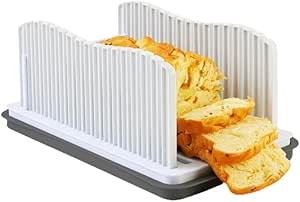 Feliator de paine imbunatatit, aparat multifunctional pentru sandvisuri/paine prajita, maner pliabil si reglabil. Feliator de paine pliabil si compact pentru paine si paine prajita de casa.