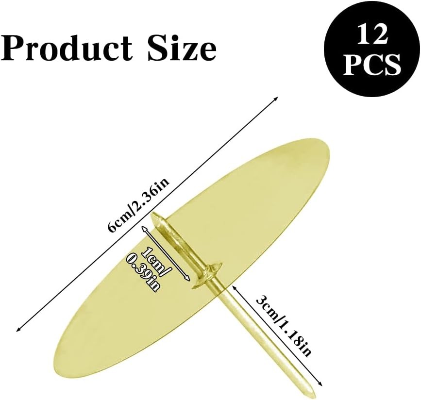 LongZYU Suporturi de lumanari cu 12 piese de 6 cm pentru cununita de Advent, aurii, suporturi metalice pentru lumanari de Advent, set suporturi pentru lumanari, farfurii pentru lumanari DIY, cununita de Advent, Craciun, decoratiuni de masa