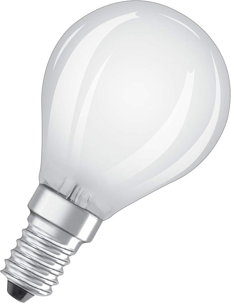 Lampa Osram LED Base Classic P, soclu: E14, alb cald, 2700 K, 4 W, echivalentul unui bec incandescent de 40 W, mata