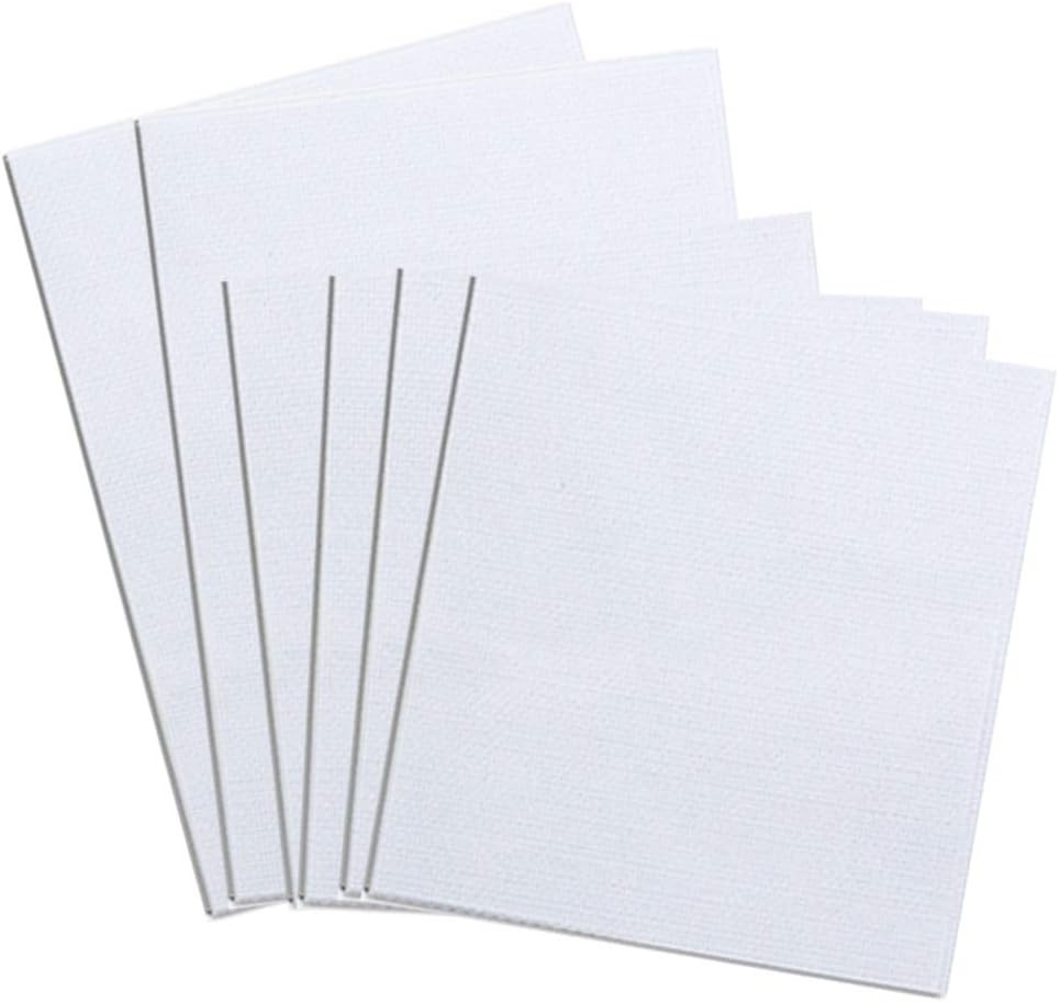 Material goblen, 6 bucati material goblen alb, panza Aida, material brodat, rezerva alba, panza Aida, material brodat din in, 2 bucati 30,5 x 45,7 cm, 4 bucati 30,5 x 30,5 cm
