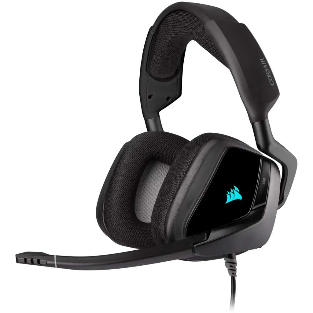 Casti gaming Corsair Void ELITE RGB, surround 7.1, USB, Carbon
