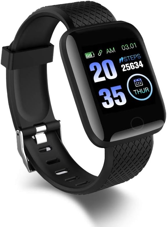 Ceas inteligent, monitor de fitness, bratara inteligenta, ceas fitness rezistent la apa IP67 cu monitor de ritm cardiac, functie de control muzical, monitor de somn pentru femei si barbati, diverse culori