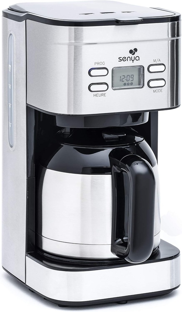 Termos Senya pentru aparatele dumneavoastra de cafea SYBF-CM009 si SYBF-CM025, otel inoxidabil, SYBF-CM009-SP1