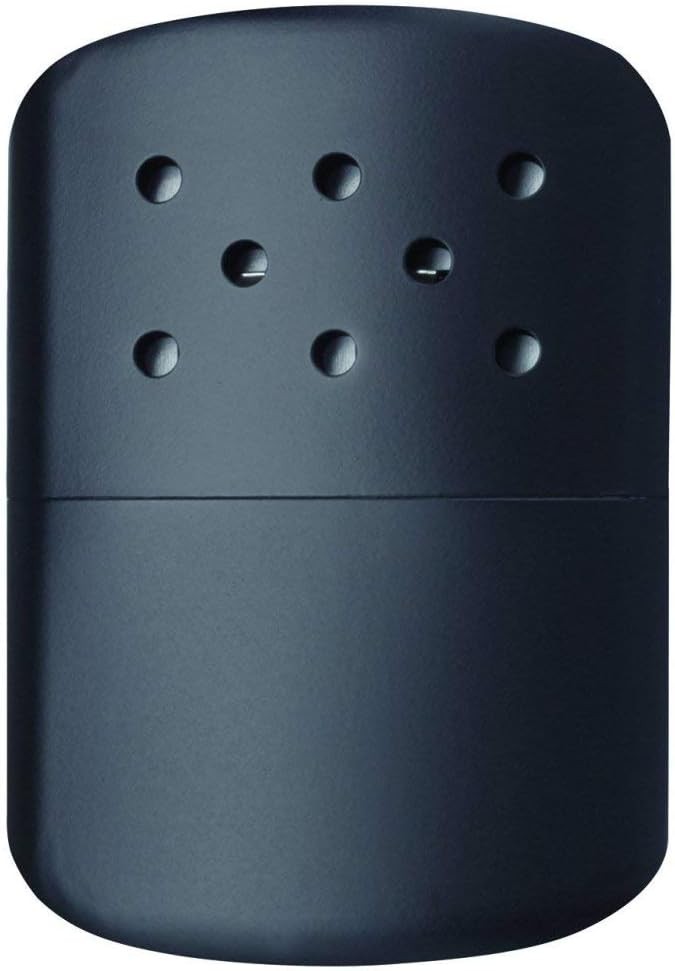 Incalzitor de maini Zippo - 12 ore de caldura - Reincarcabil cu lichid de bricheta - Reutilizabil - Incalzitor de buzunar negru