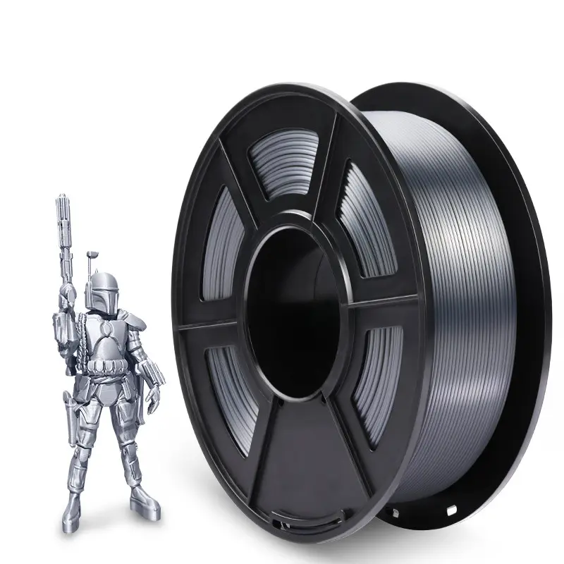 Filament imprimanta 3D SILK Silver 1.75mm 1KG