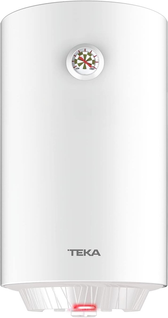 Încălzitor de apă electric TEKA 50L, instalare verticală, protecție la supraîncălzire, indicator LED, model EWH 50 C