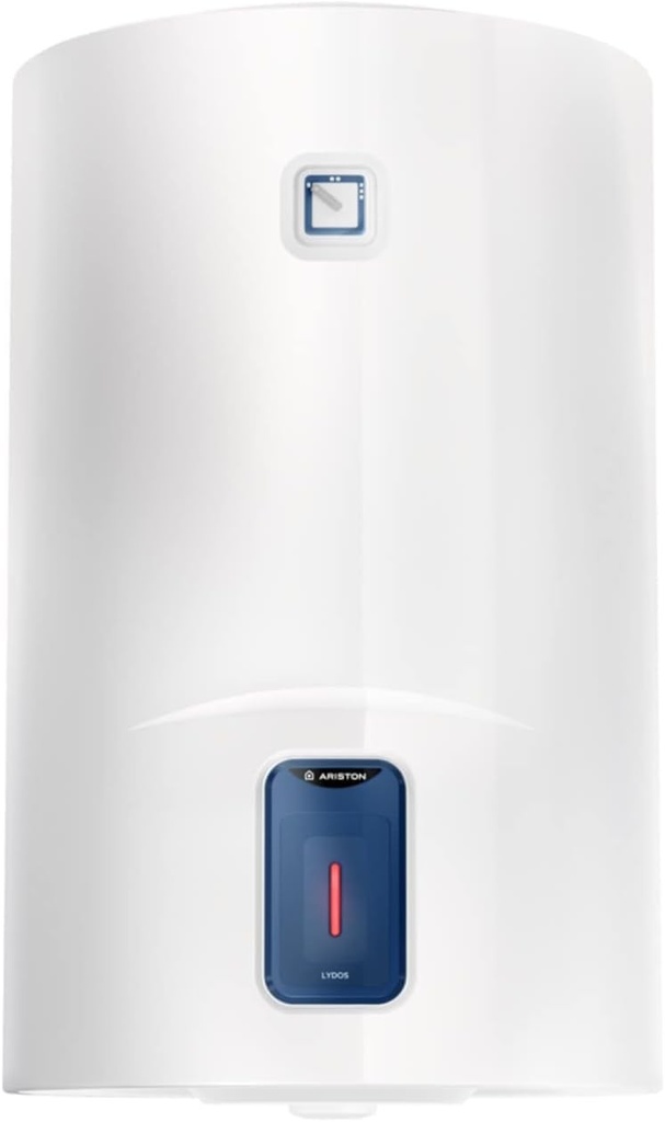 Ariston Lydos R - Încălzitor de apă electric 50 litri, Încălzitor de apă electric vertical cu reglare externă + Rezervor din titan 48x45x56,8, Instalare încălzitoare de apă în Spania Eficiență gamă C (A+/F)